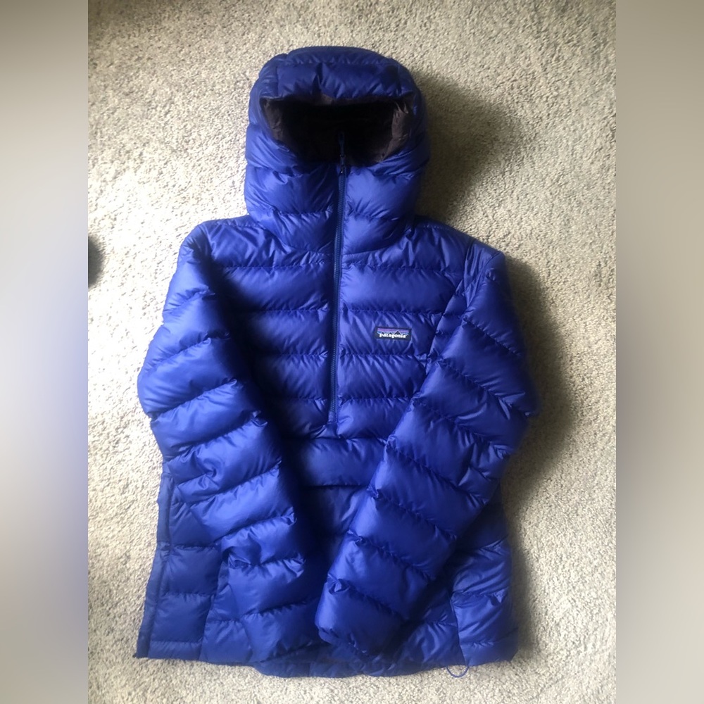 Patagonia hi loft pullover down hoodie